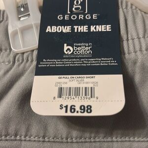 George Silver Cargo Shorts